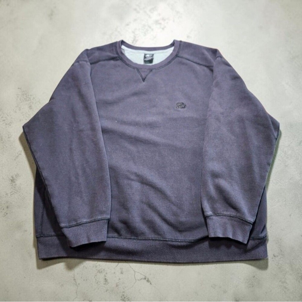 Vintage 90s Starter Black Crewneck Sweatshirt XL Blank Heavyweight Fleece Unisex